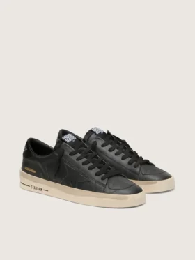 Zapatillas Stardan para hombre en piel totalmente negra