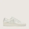 Zapatillas Stardan para mujer en piel totalmente blanca