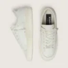 Zapatillas Stardan para mujer en piel totalmente blanca
