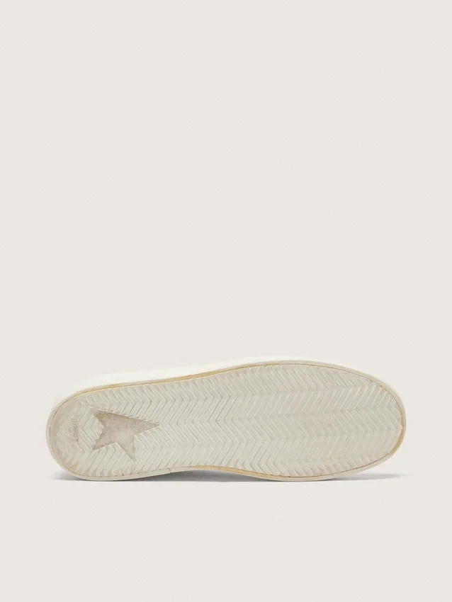 Zapatillas Stardan para mujer en piel totalmente blanca