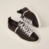 Zapatillas Starter para hombre de piel con estrella estampada en la lengüeta del talón