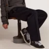 Zapatillas Starter para hombre de piel con estrella estampada en la lengüeta del talón