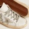 Zapatillas Super-Star para hombre con estrella de ante y lengüeta marrón en el talón
