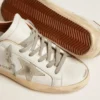 Zapatillas Super-Star para mujer con estrella de ante y lengüeta marrón en el talón