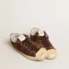 Zapatillas V-Star LTD para hombre en ante marrón oscuro con estrella tono sobre tono