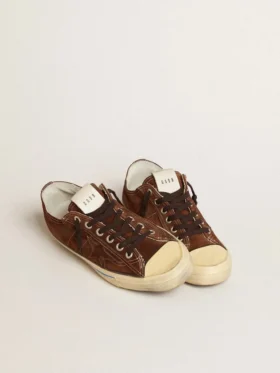 Zapatillas V-Star LTD para hombre en ante marrón oscuro con estrella tono sobre tono