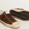 Zapatillas V-Star LTD para hombre en ante marrón oscuro con estrella tono sobre tono