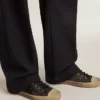 Zapatillas V-Star para hombre en ante negro con estrella de piel negra
