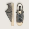 Zapatillas V-Star para hombre en ante negro con estrella de piel negra