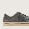 Zapatillas V-Star para hombre en ante negro con estrella de piel negra
