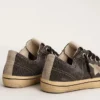 Zapatillas V-Star para hombre en lona negra con estrella y talón en gris hielo
