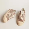 Zapatillas V-Star para mujer en ante gris paloma con estrella de piel gris claro