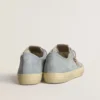 Zapatillas V-Star para mujer en lona azul claro con estrella de piel gris paloma