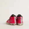 Zapatillas Young Francy con lentejuelas, estrella de ante gris hielo y cordones con estampado animal