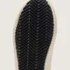 Zapatillas «Young Old School» con estrella de piel negra e inserciones de ante beige y verde