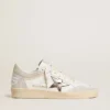 Zapatos Ball Star para mujer con estrella de piel metalizada y lengüeta del talón de piel brillante