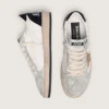 Zapatos de salón «Ball Star» para mujer en napa y ante con estrella de purpurina y lengüeta del tacón negra