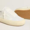 Zapatos Space-Star Cube para mujer en piel blanca con estrella perforada