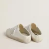 Zapatos Super-Star Sabot LTD para mujer con estrella de ante gris y cristales Swarovski