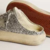 Zapatos tipo sabot «Space-Star» para mujer con purpurina, estrella gris hielo y lengüeta