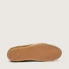 Zapatos True-Star para mujer en ante color tabaco con estrella blanca y lengüeta del tacón en platino